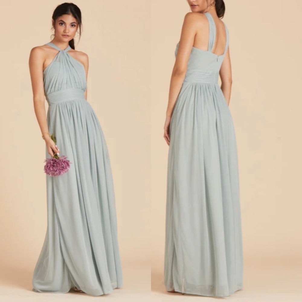 Birdy Grey Light Blue Maxi Dress
